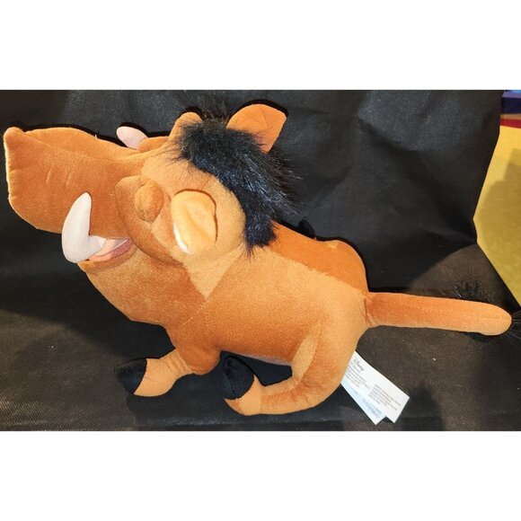 Disney Pumba The Lion King Plush Toy Stuffed Animal 14" Long Soft Velboa - Picture 3 of 10